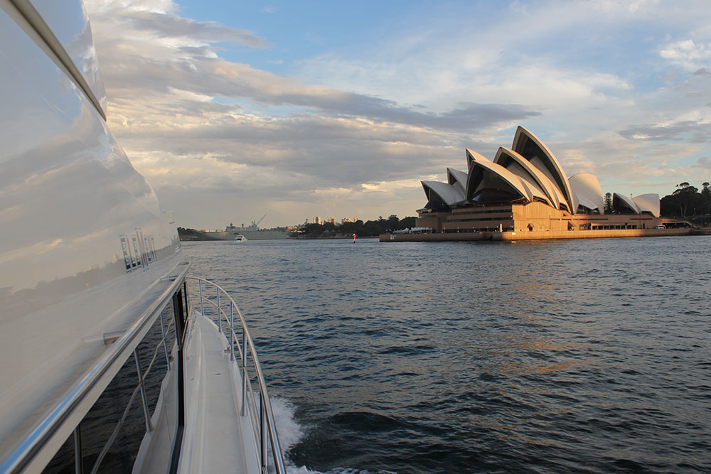 Charter passing the Opera House